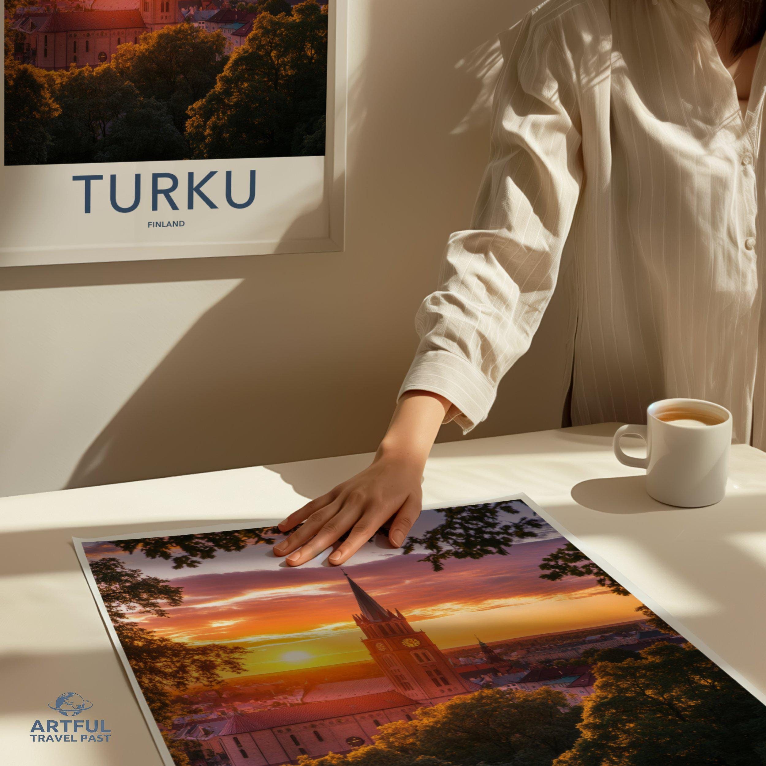 Turku Poster - Finland Wall Art