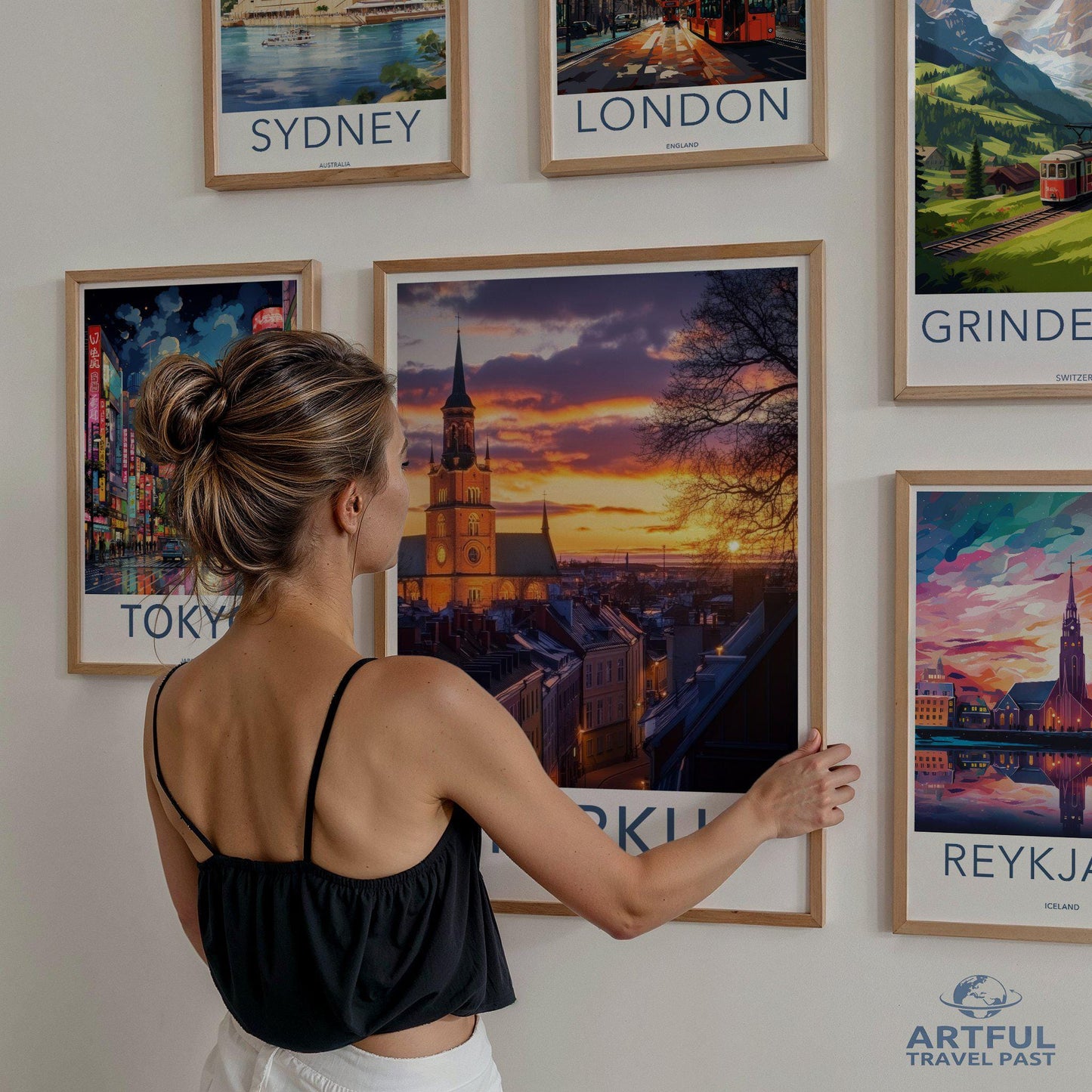 Turku Poster - Finland Wall Art