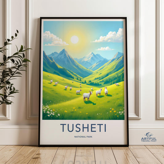 Tusheti National Park Poster