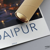 Udaipur Poster | Rajasthan Wall Art | India Decor