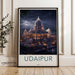 Udaipur Poster | Rajasthan Wall Art | India Decor