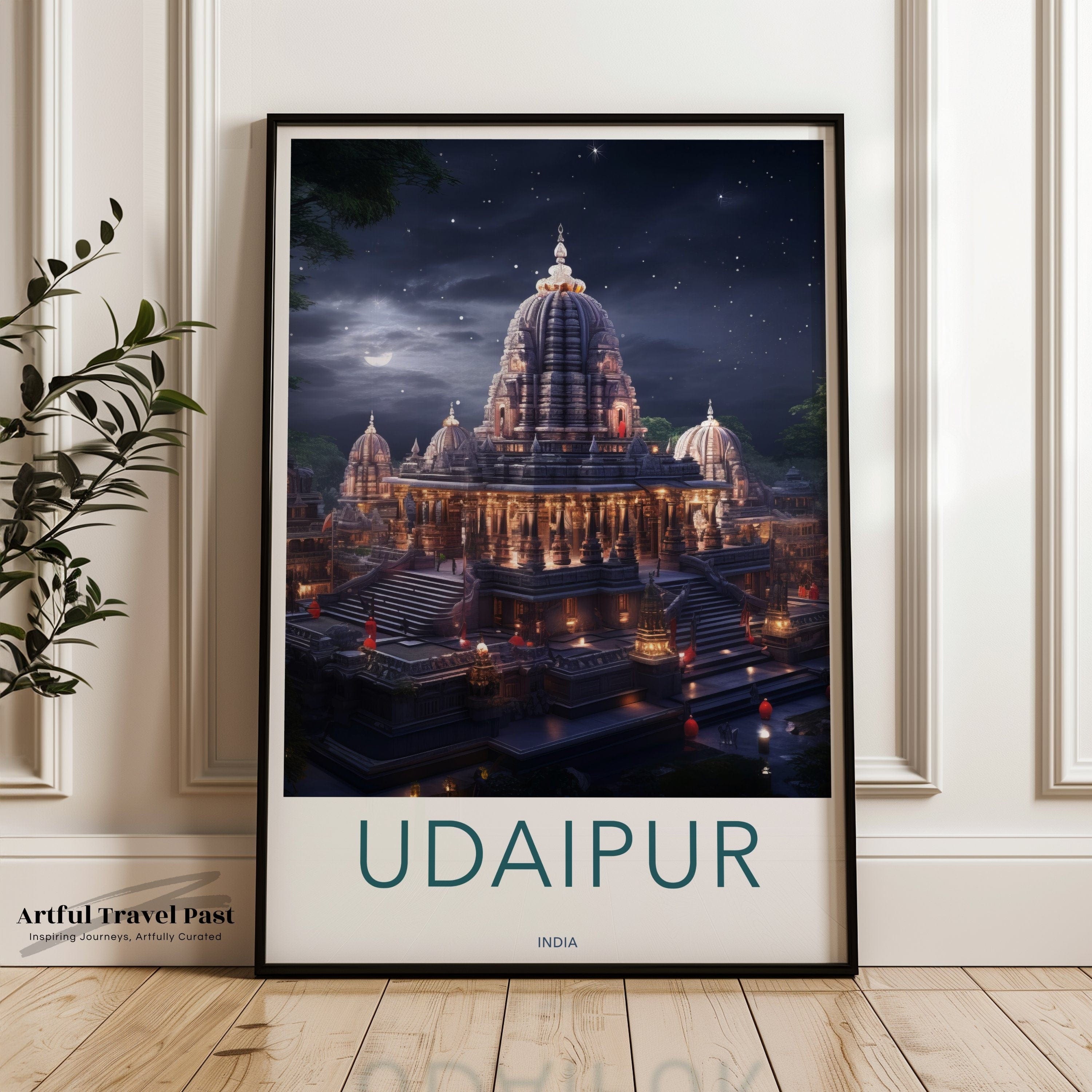 Udaipur Poster | Rajasthan Wall Art | India Decor