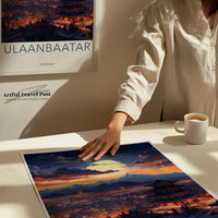 Ulaanbaatar Poster - Mongolia Wall Art