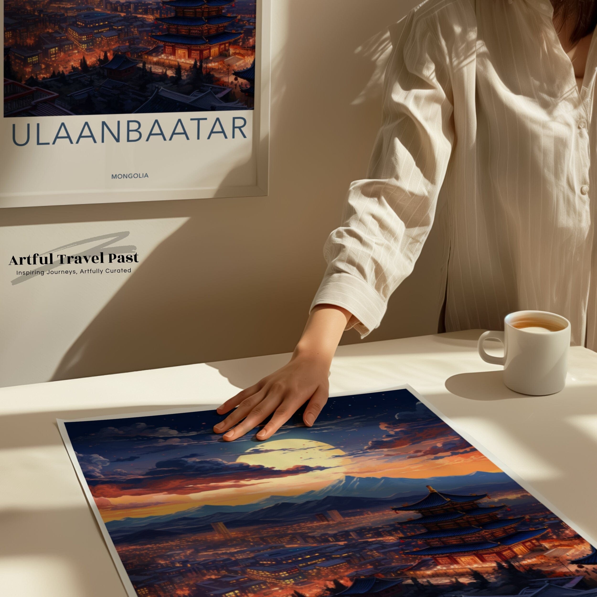 Ulaanbaatar Poster - Mongolia Wall Art