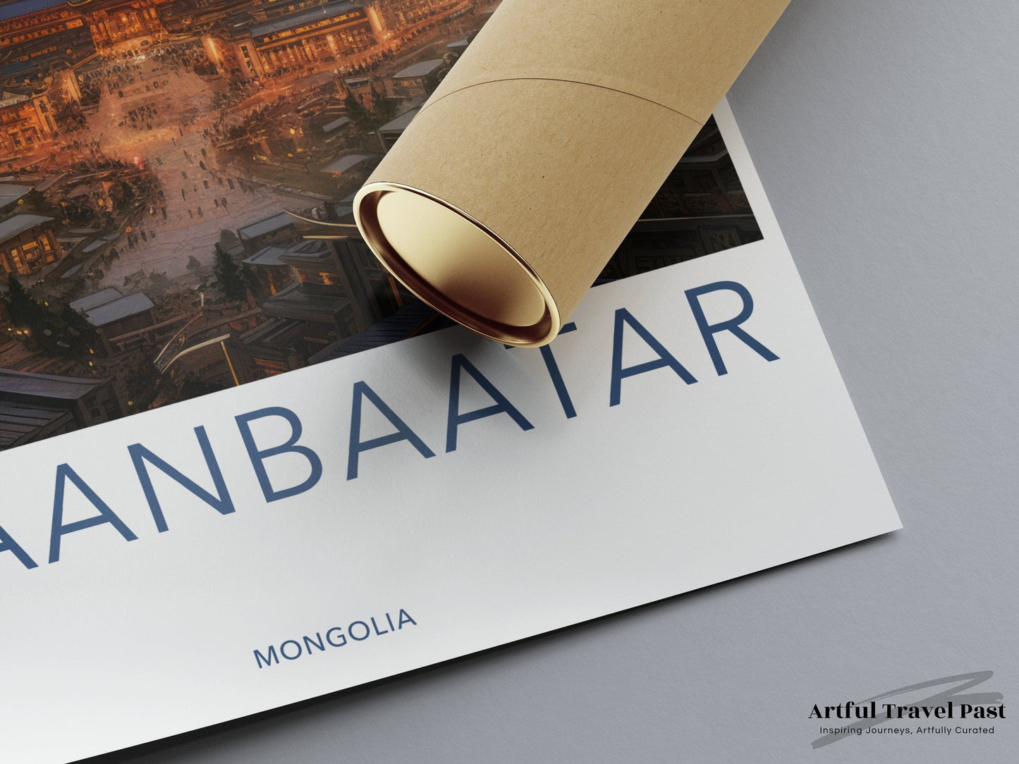 Ulaanbaatar Poster | Mongolia Wall Art | Asia Decor