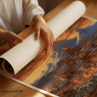 Ulaanbaatar Poster | Mongolia Wall Art | Asia Decor
