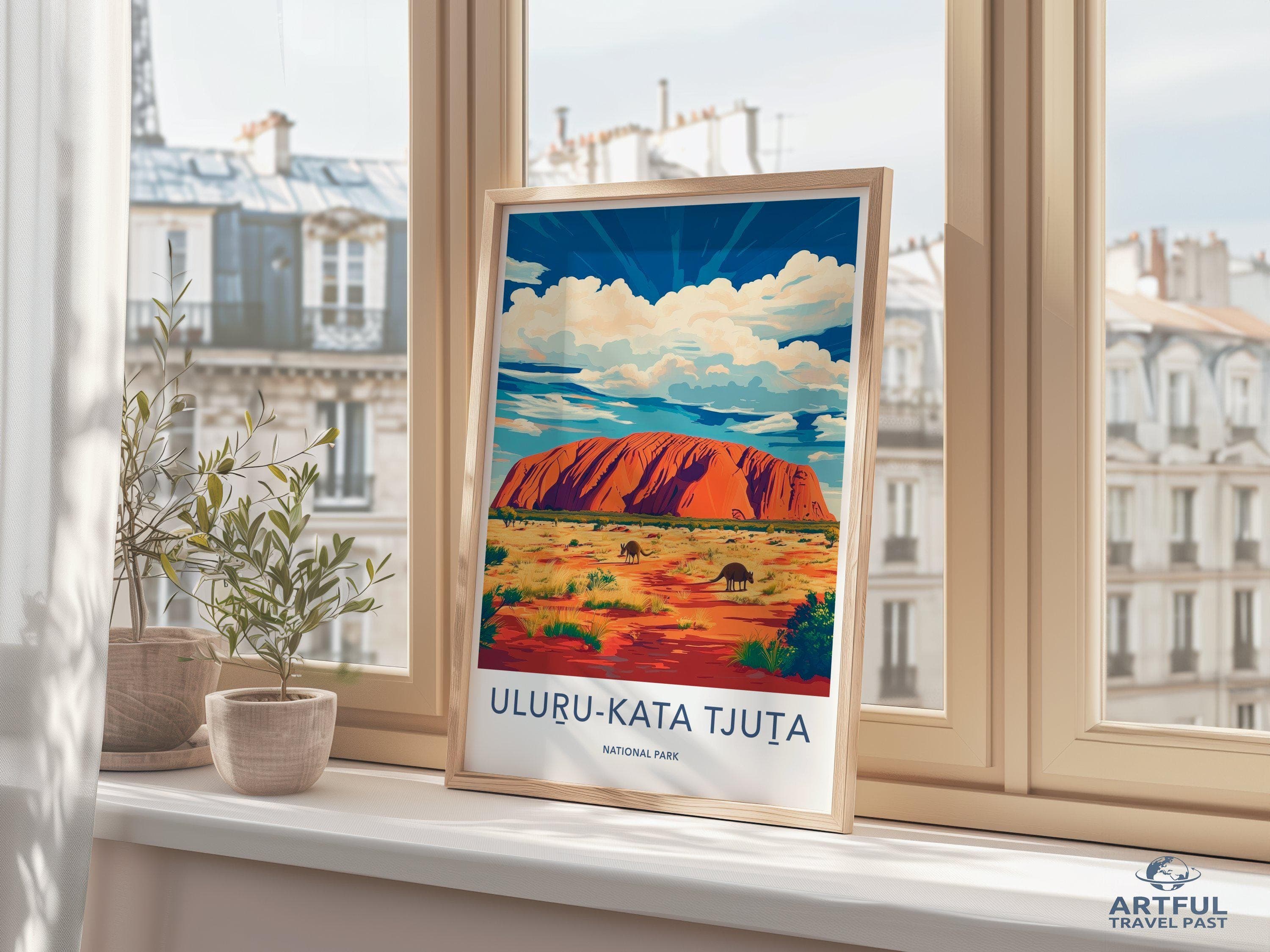 Uluru Kata Tjuta National Park Poster | Australia Wall Art