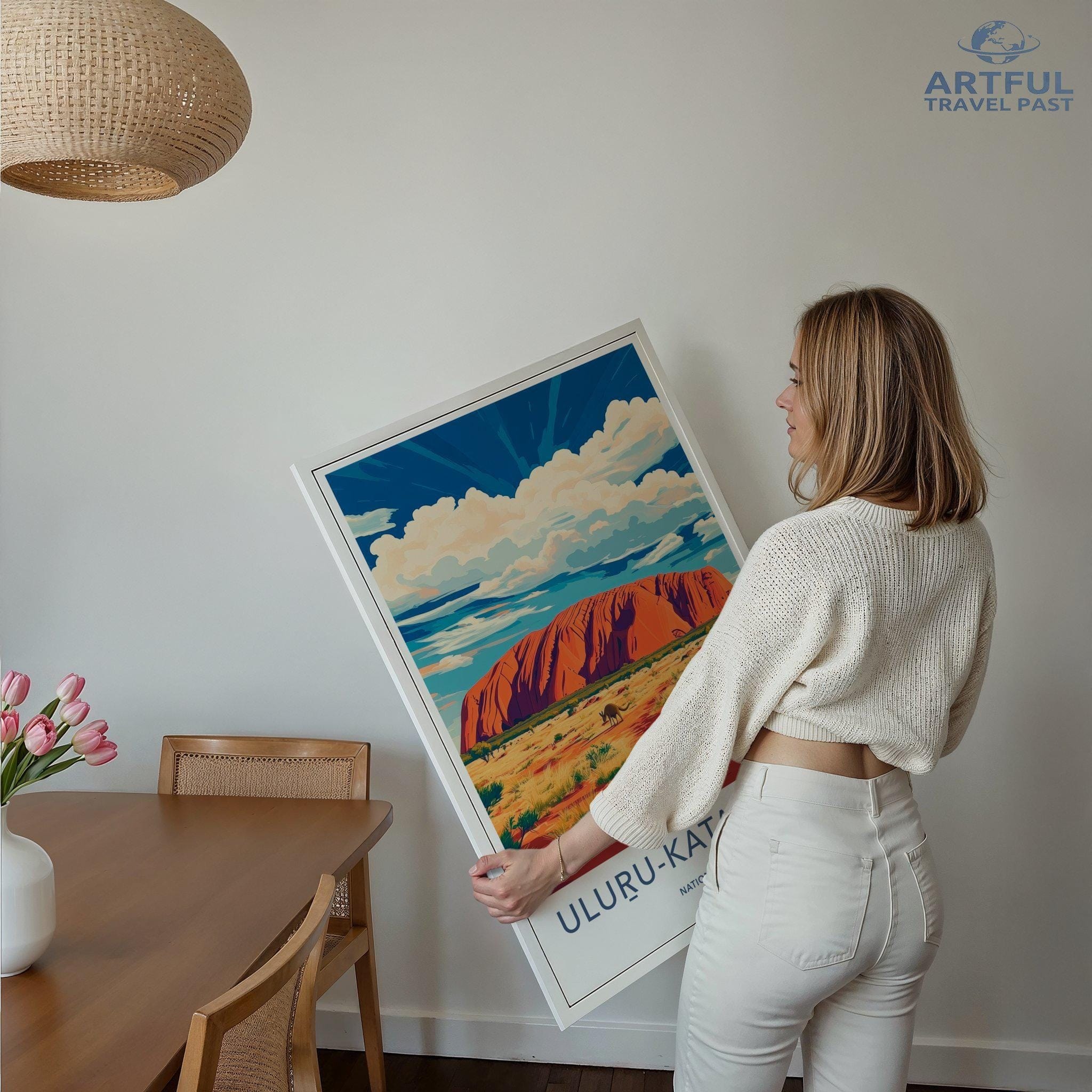 Uluru Kata Tjuta Poster - Australia Wall Art