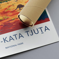 Uluru Kata Tjuta Poster - Australia Wall Art