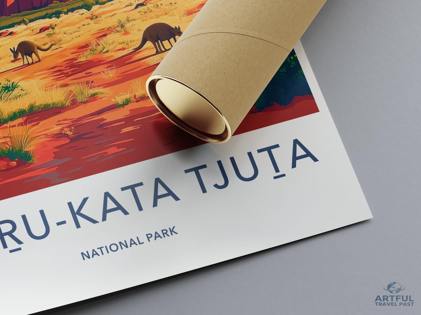 Uluru Kata Tjuta Poster - Australia Wall Art