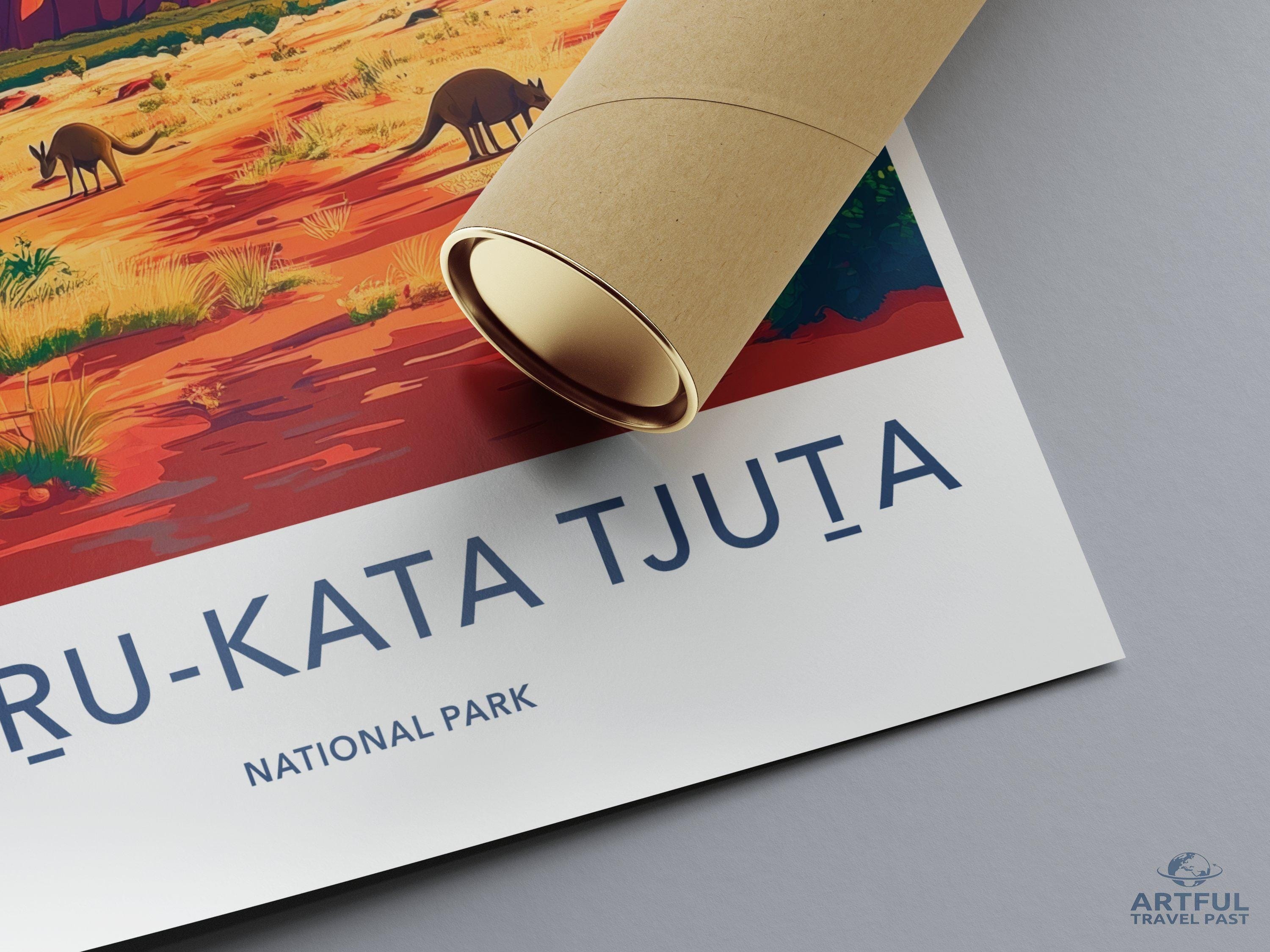 Uluru Kata Tjuta Poster - Australia Wall Art