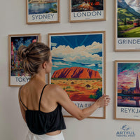 Uluru Kata Tjuta Poster - Australia Wall Art