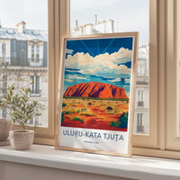 Uluru Kata Tjuta Poster - Australia Wall Art