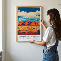 Uluru Kata Tjuta Poster - Australia Wall Art