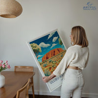 Uluru Kata Tjuta Poster - Australia Wall Art