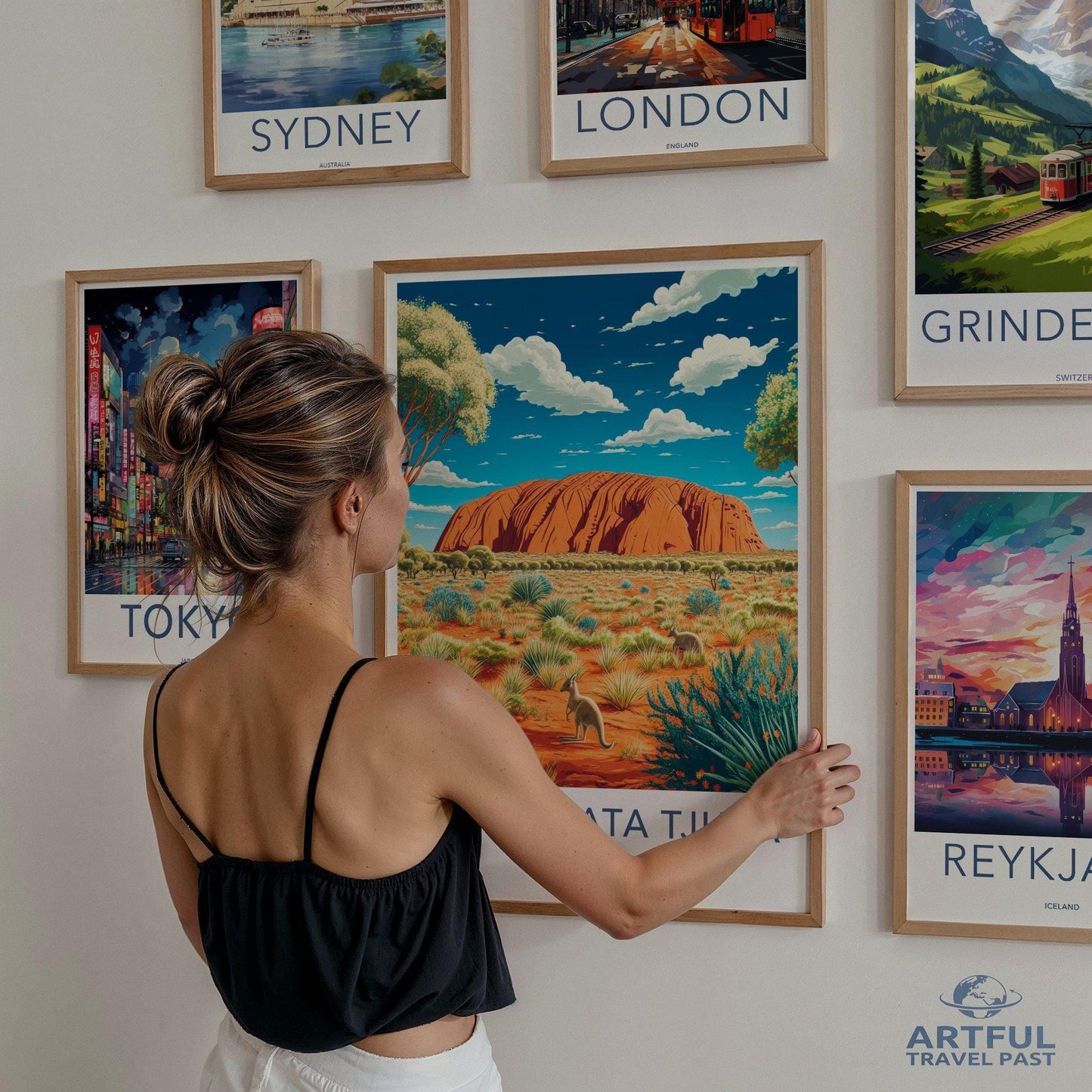 Uluru Kata Tjuta Poster - Australia Wall Art