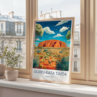 Uluru Kata Tjuta Poster - Australia Wall Art