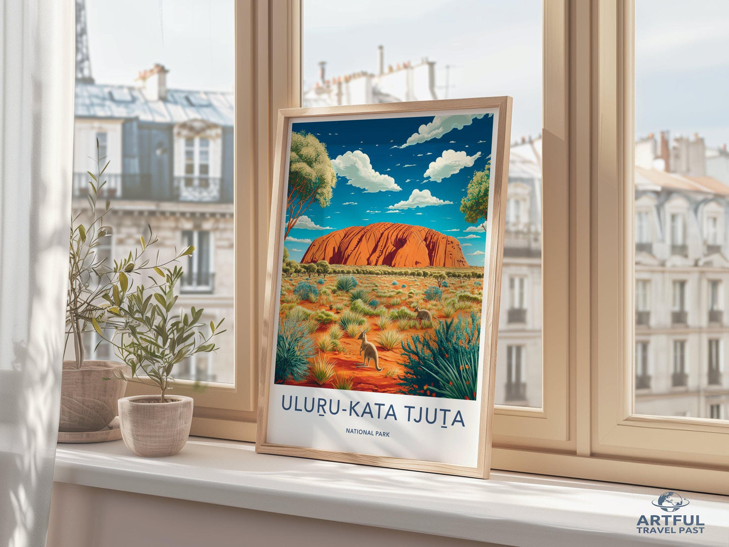 Uluru Kata Tjuta Poster - Australia Wall Art