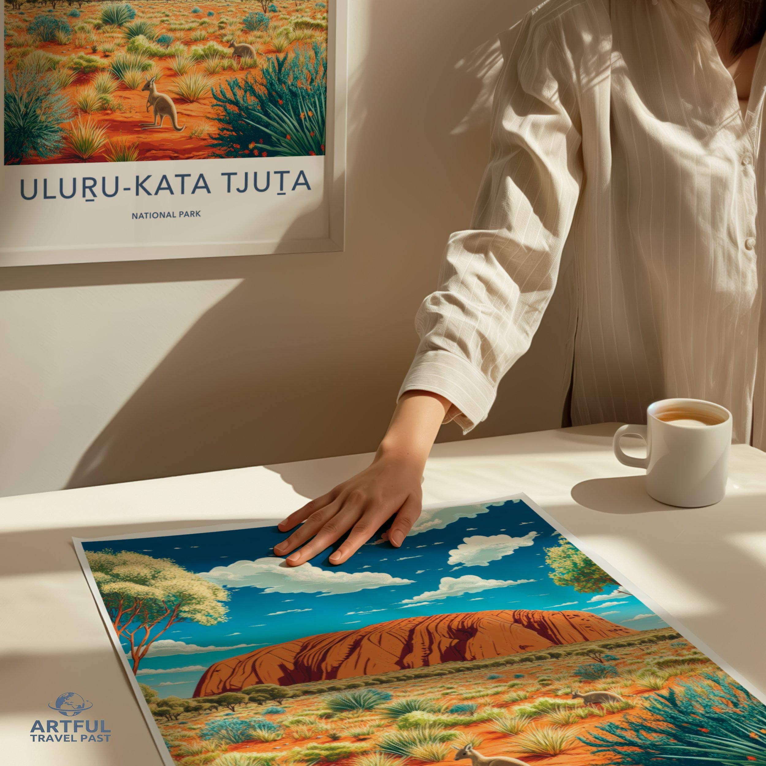 Uluru Kata Tjuta Poster - Australia Wall Art