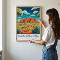 Uluru Kata Tjuta Poster - Australia Wall Art