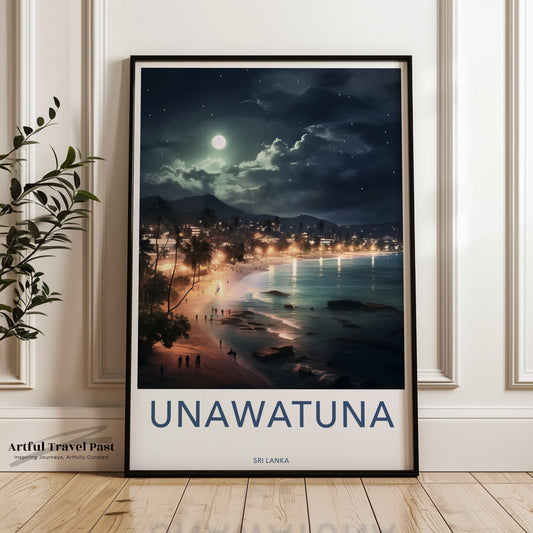 Unawatuna Poster - Sri Lanka Wall Art