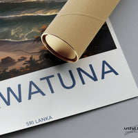 Unawatuna Poster - Sri Lanka Wall Art