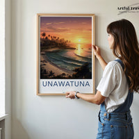 Unawatuna Poster - Sri Lanka Wall Art
