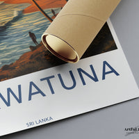 Unawatuna Poster - Sri Lanka Wall Art