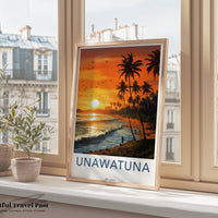 Unawatuna Poster - Sri Lanka Wall Art
