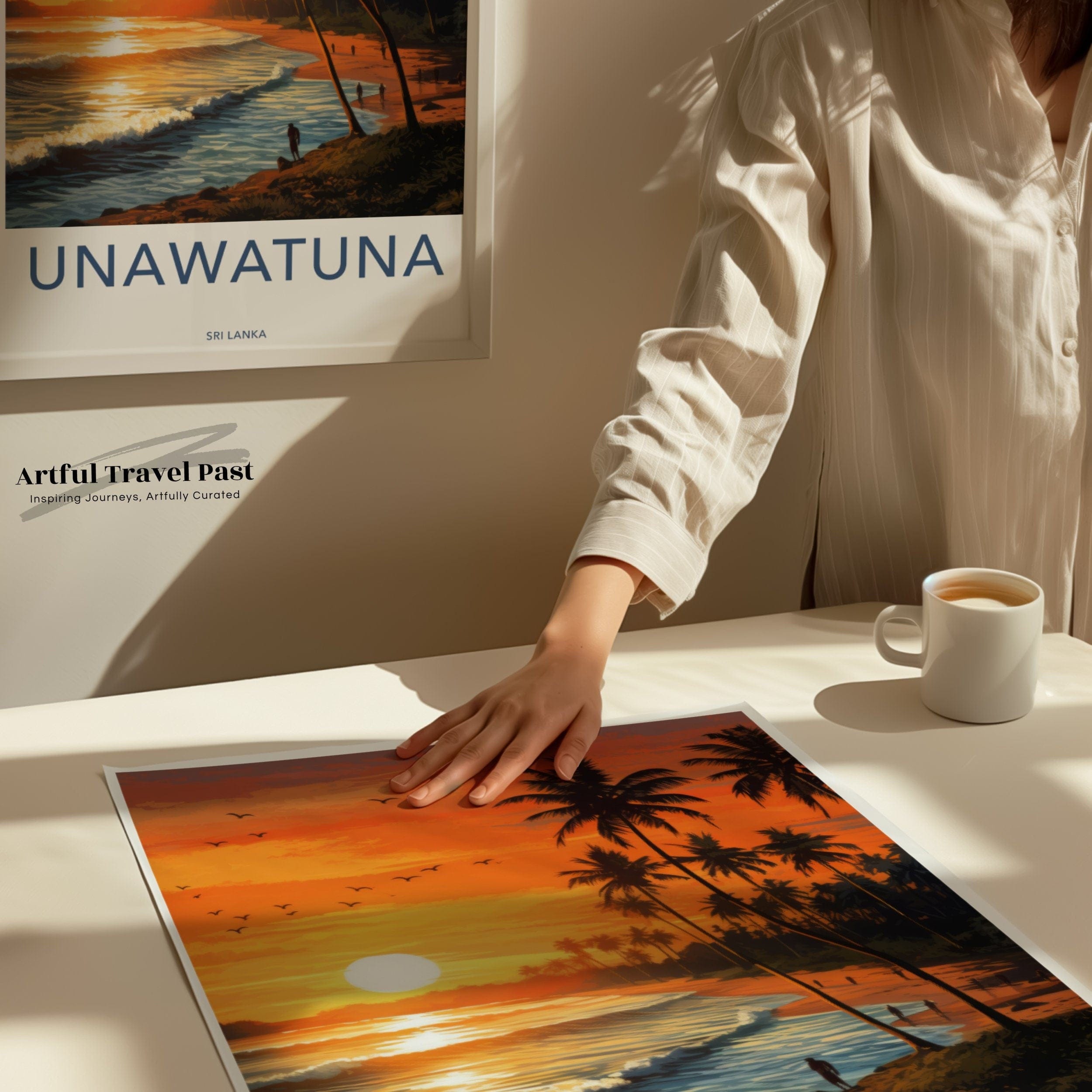 Unawatuna Poster - Sri Lanka Wall Art