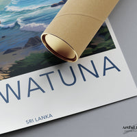 Unawatuna Poster | Sri Lanka Wall Art | Asia Decor