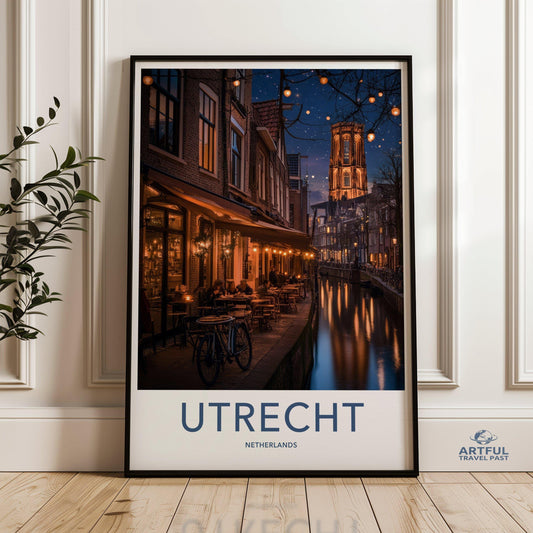 Utrecht Poster - Netherlands Wall Art