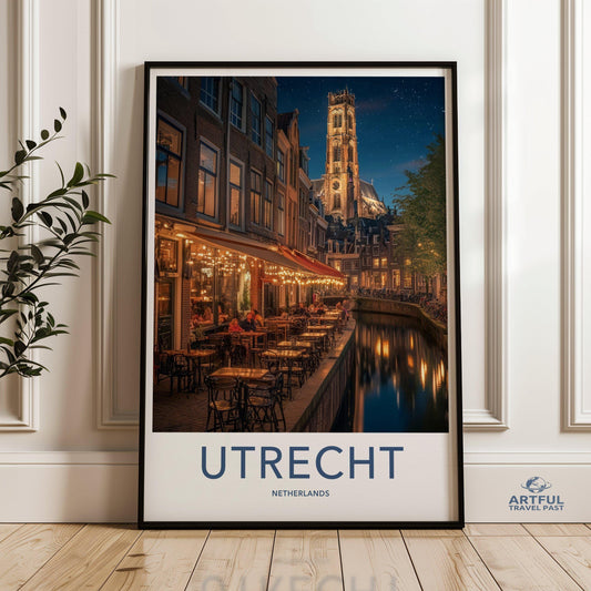 Utrecht Poster - Netherlands Wall Art