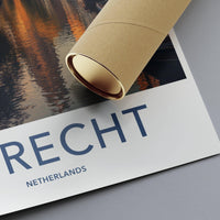 Utrecht Poster - Netherlands Wall Art
