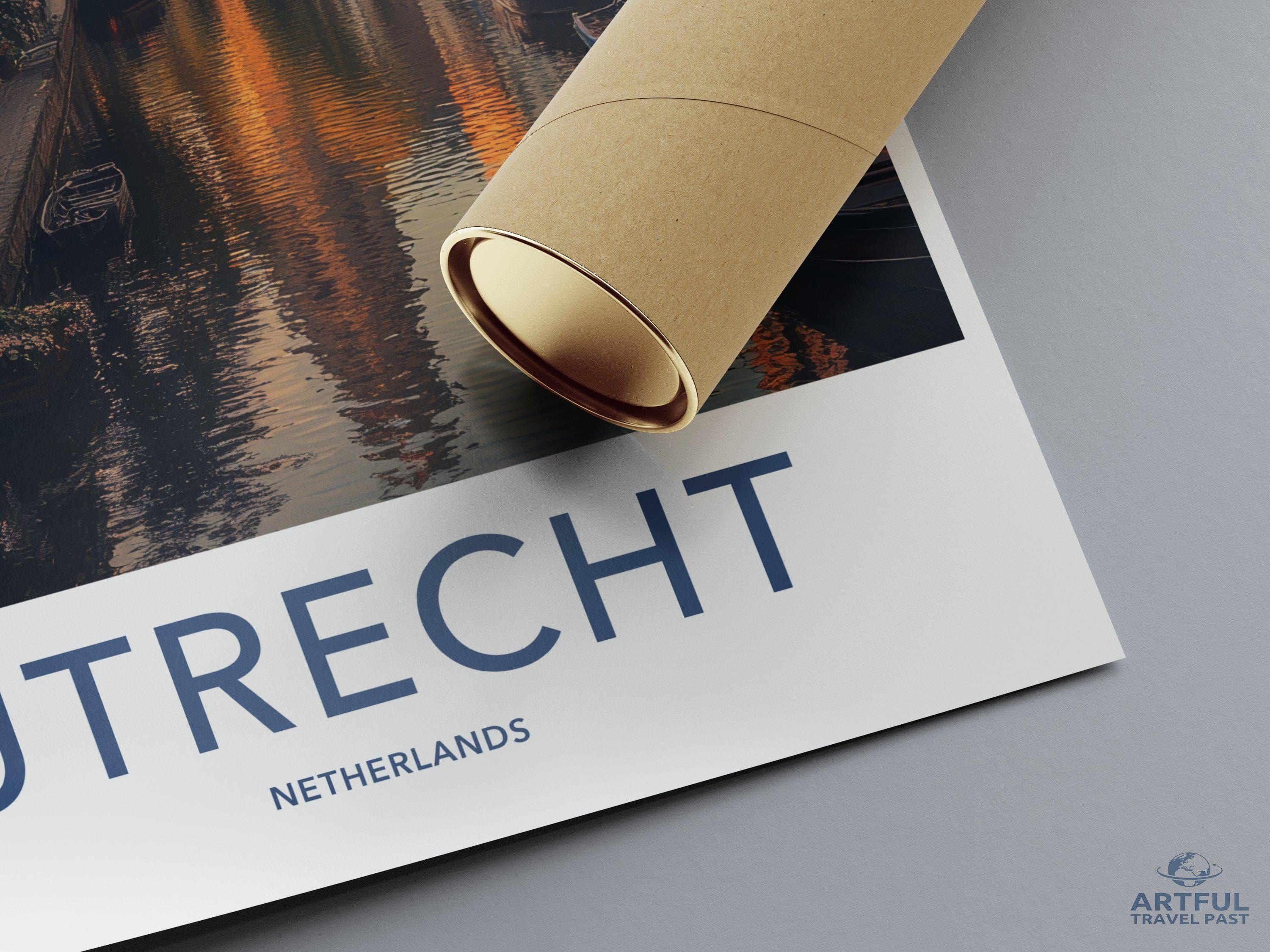 Utrecht Poster - Netherlands Wall Art
