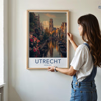 Utrecht Poster - Netherlands Wall Art