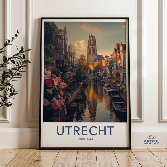 Utrecht Poster - Netherlands Wall Art
