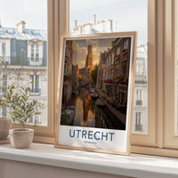 Utrecht Poster | Netherlands Wall Art | Europe Decor
