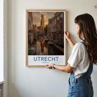 Utrecht Poster | Netherlands Wall Art | Europe Decor