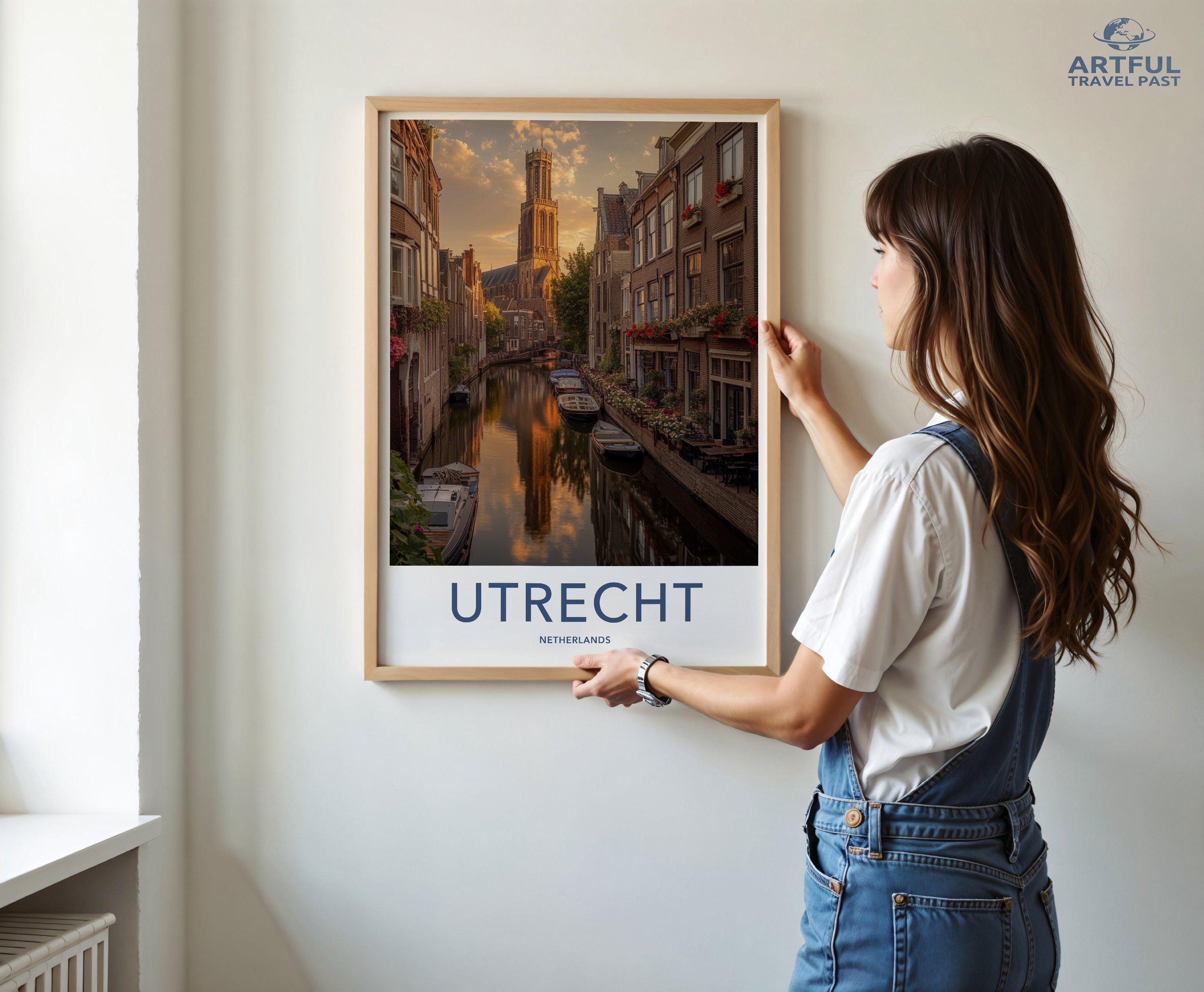 Utrecht Poster | Netherlands Wall Art | Europe Decor
