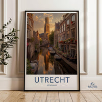 Utrecht Poster | Netherlands Wall Art | Europe Decor