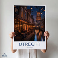 Utrecht Poster | Netherlands Wall Art | Europe Decor