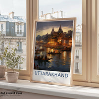 Uttarakhand Poster | India Wall Art | South Asia Decor