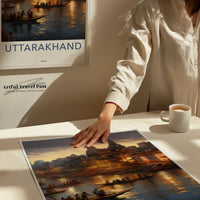 Uttarakhand Poster | India Wall Art | South Asia Decor