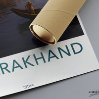 Uttarakhand Poster | Uttarakhand Wall Art | India Decor