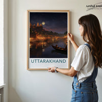 Uttarakhand Poster | Uttarakhand Wall Art | India Decor