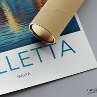 Valletta Poster - Malta Wall Art
