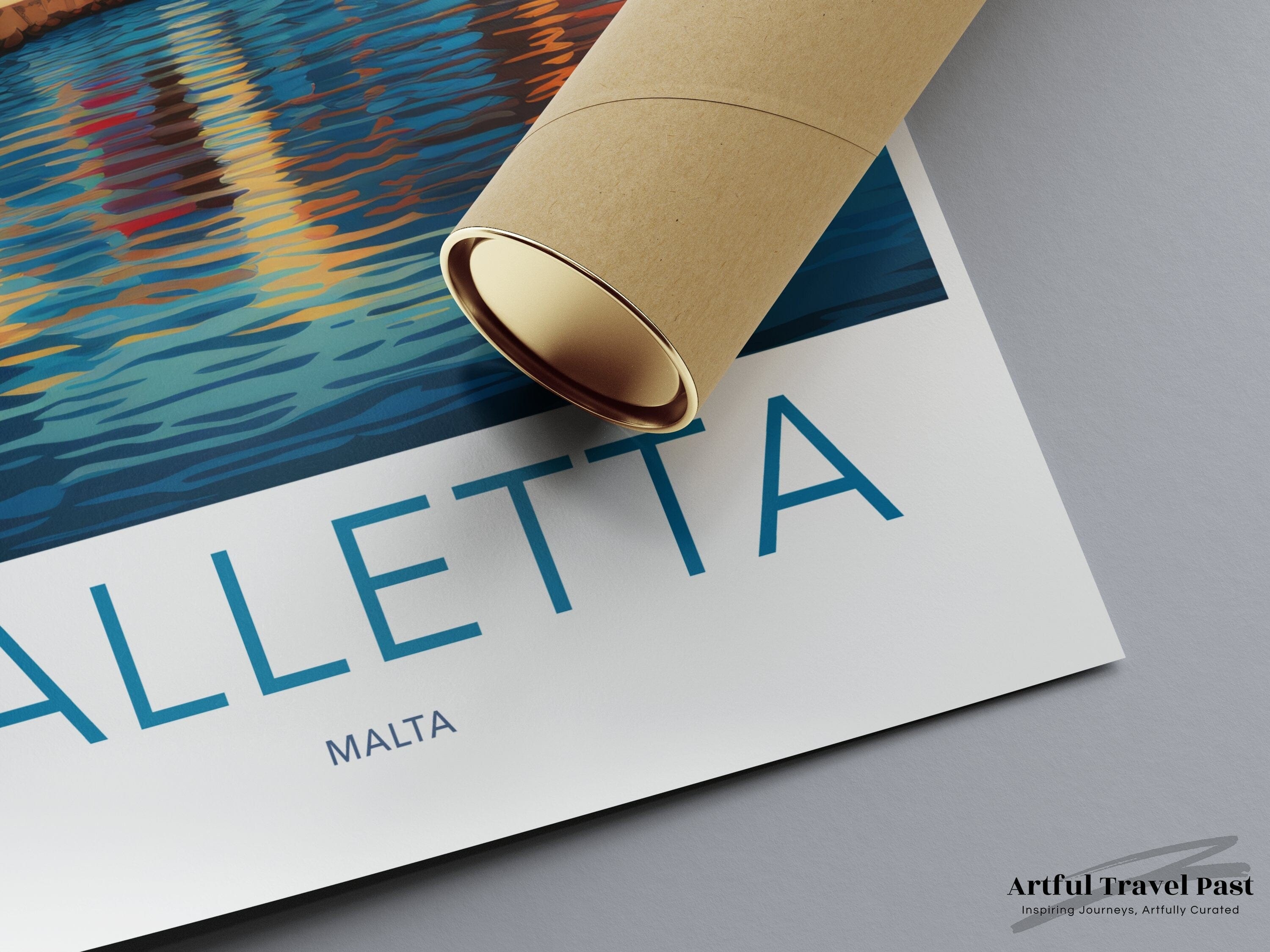 Valletta Poster - Malta Wall Art