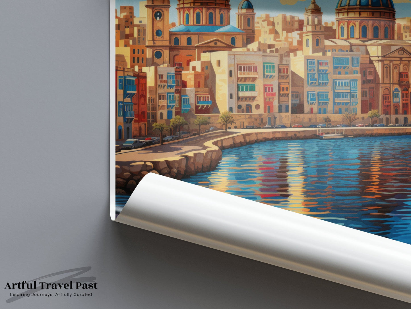 Valletta Poster - Malta Wall Art