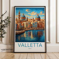 Valletta Poster - Malta Wall Art